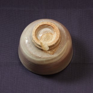 萩焼(伝統的工芸品)抹茶碗刷毛姫荒半筒