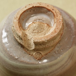 萩焼(伝統的工芸品)抹茶碗刷毛姫荒半筒