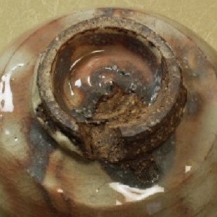 萩焼(伝統的工芸品)抹茶碗御本手半筒