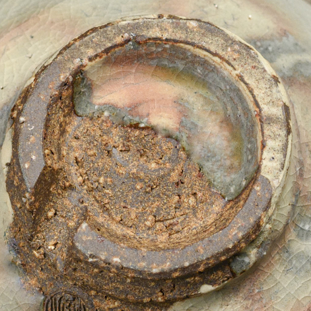 萩焼(伝統的工芸品)抹茶碗御本手端反No1808