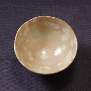 萩焼(伝統的工芸品)抹茶碗御本手平