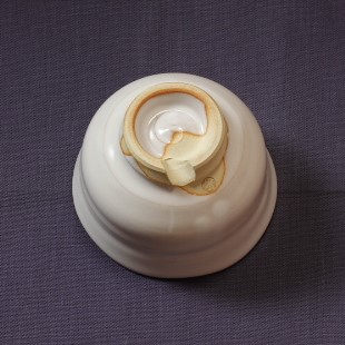 萩焼(伝統的工芸品)抹茶碗白姫端反