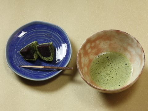 萩焼(伝統的工芸品)抹茶碗特御本手碗形