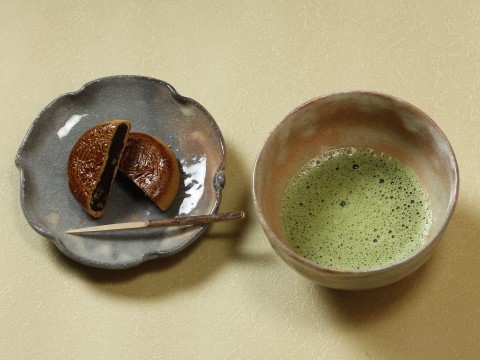 萩焼(伝統的工芸品)抹茶碗特御本手胴締