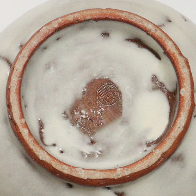 萩焼(伝統的工芸品)急須大鬼白松丸鉄砲口No185