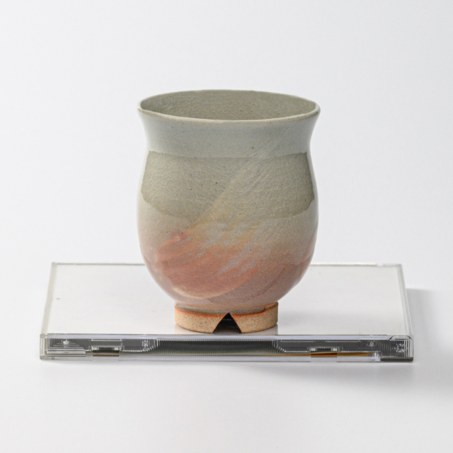 萩焼(伝統的工芸品)湯呑小刷毛姫丸