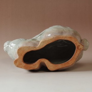 萩焼(伝統的工芸品)置物大姫萩干支「富貴卯」