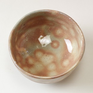 萩焼(伝統的工芸品)茶楽抹茶碗御本手半筒3点セット付