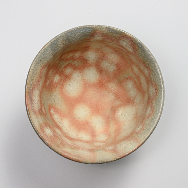 萩焼(伝統的工芸品)飯碗大御本手朝顔No345