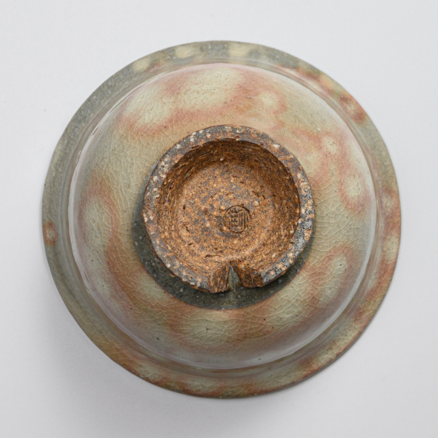 萩焼(伝統的工芸品)飯碗大御本手朝顔No345