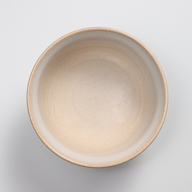 萩焼(伝統的工芸品)飯碗大白姫朝顔No348