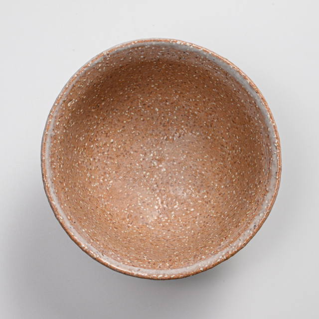 萩焼(伝統的工芸品)飯碗大鬼萩朝顔No362