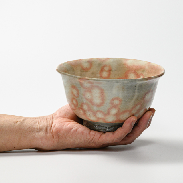 萩焼(伝統的工芸品)どんぶり御本手朝顔No433