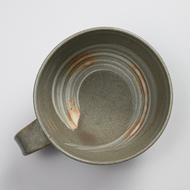 萩焼(伝統的工芸品)とってどん大刷毛青呉器No482