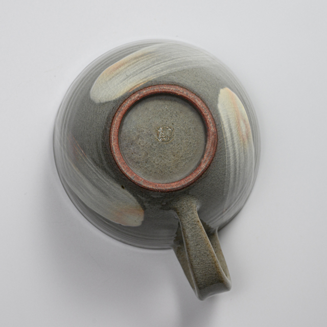 萩焼(伝統的工芸品)とってどん大刷毛青呉器No482