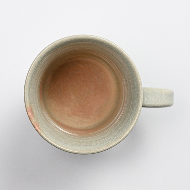 萩焼(伝統的工芸品)マグカップ小刷毛姫端反No561