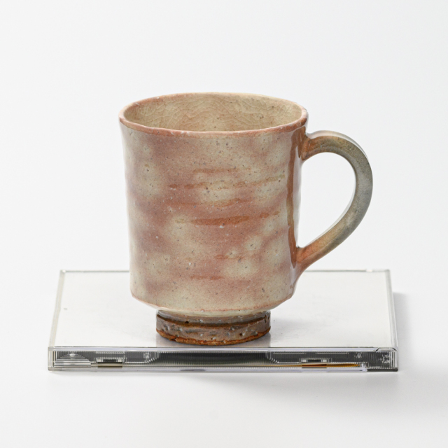 萩焼(伝統的工芸品)マグカップ小御本手筒No570