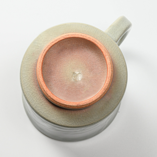 萩焼(伝統的工芸品)ビールジョッキ刷毛姫端反No611