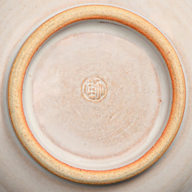 萩焼(伝統的工芸品)ポット白姫丸No622