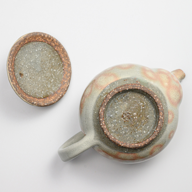 装飾陶器 ポット型工芸品 萩焼(伝統的工芸品)ポット御本手丸