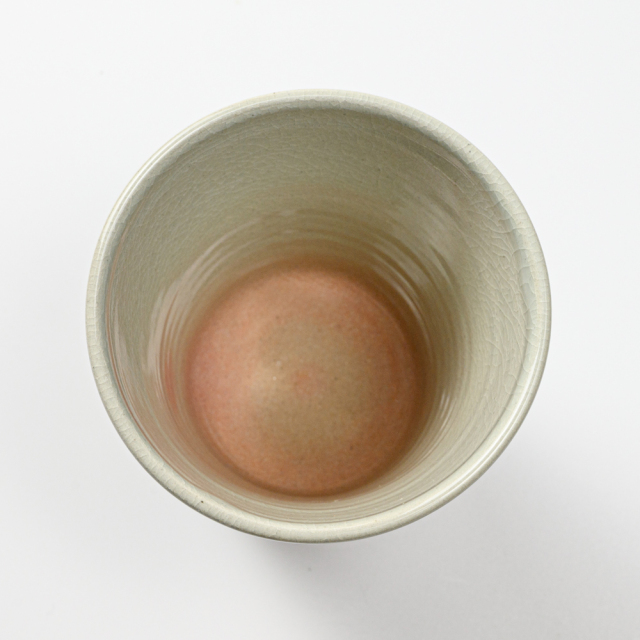 萩焼(伝統的工芸品)タンブラー小刷毛姫筒碁笥底No701