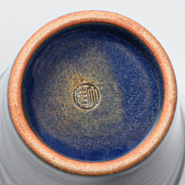 萩焼(伝統的工芸品)タンブラー小藍釉筒