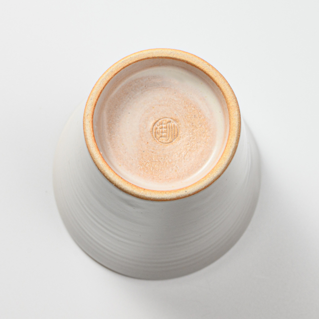 萩焼(伝統的工芸品)タンブラー小白姫筒碁笥底No709