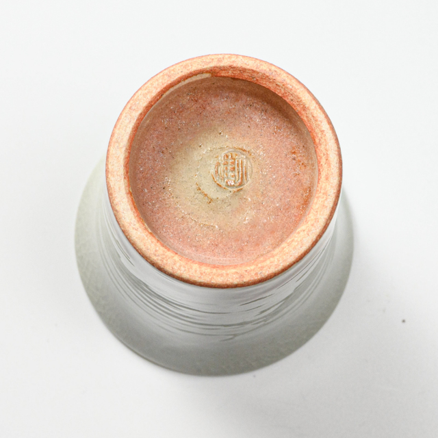 萩焼(伝統的工芸品)ミニタンブラー刷毛姫端反碁笥底No751