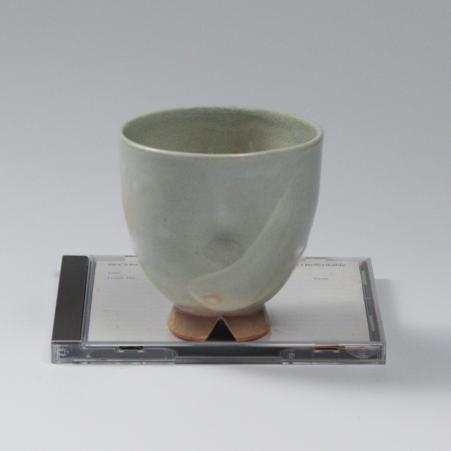 萩焼(伝統的工芸品)フリーカップ刷毛姫呉器えくぼNo761