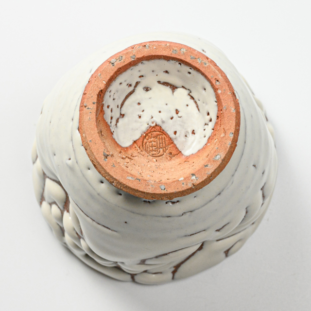 萩焼(伝統的工芸品)フリーカップ鬼白特呉器えくぼNo767