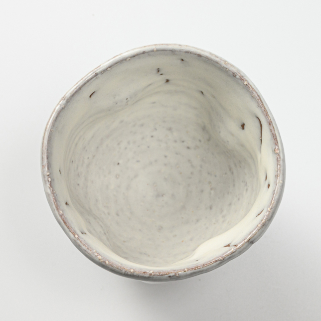 萩焼(伝統的工芸品)フリーカップ鬼白竹呉器えくぼNo769