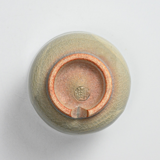 萩焼(伝統的工芸品)ぐい呑刷毛姫胴締