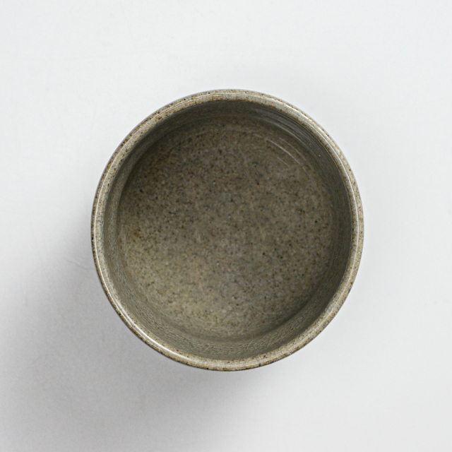 萩焼(伝統的工芸品)ぐい呑刷毛青胴締No804