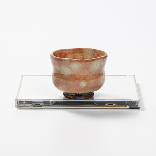 萩焼(伝統的工芸品)ぐい呑御本手胴締No808