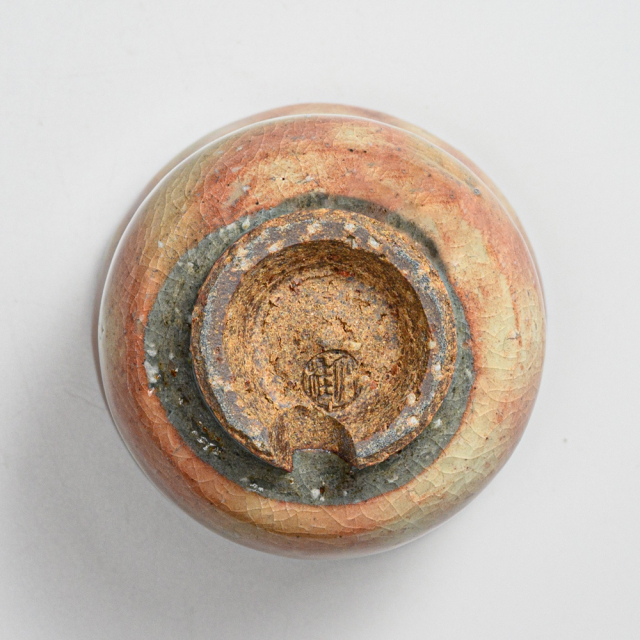 萩焼(伝統的工芸品)ぐい呑御本手胴締No808