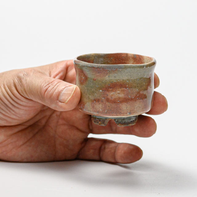 萩焼(伝統的工芸品)ぐい呑御本手筒No809