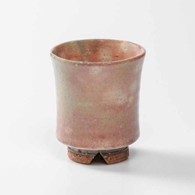 萩焼(伝統的工芸品)湯呑小御本手端反No8