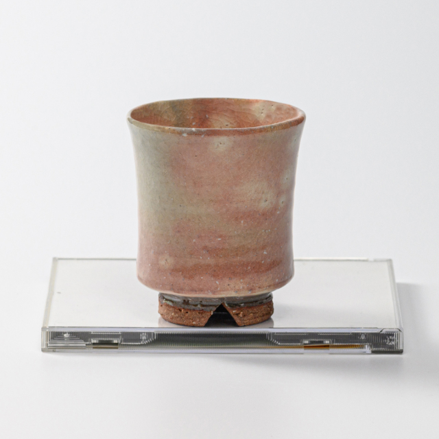 萩焼(伝統的工芸品)湯呑小御本手端反