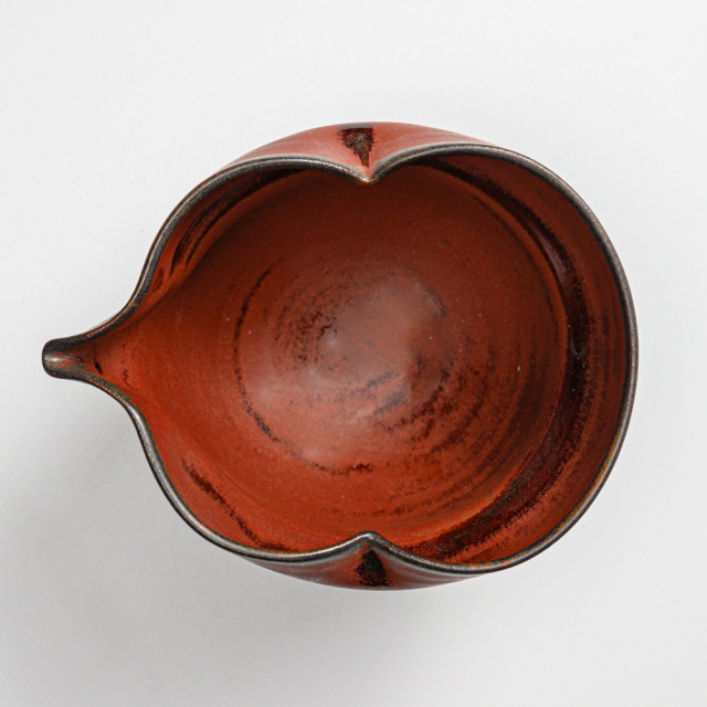 萩焼(伝統的工芸品)酒注大鉄赤釉瓢箪