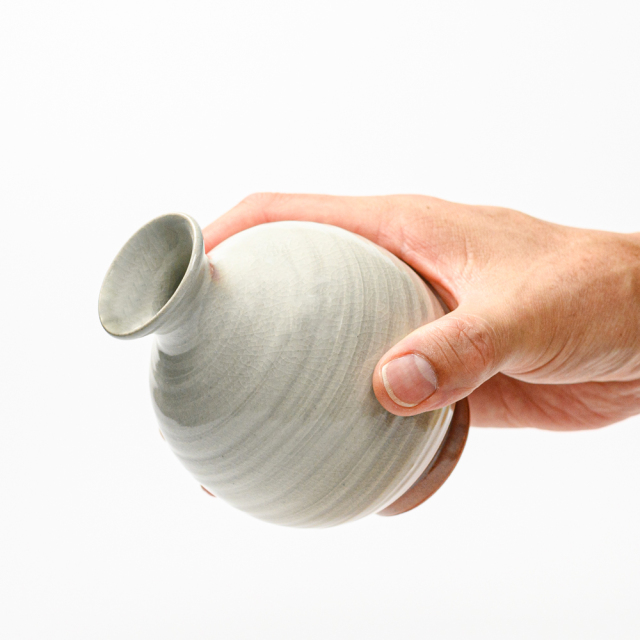 萩焼(伝統的工芸品)徳利刷毛姫丸