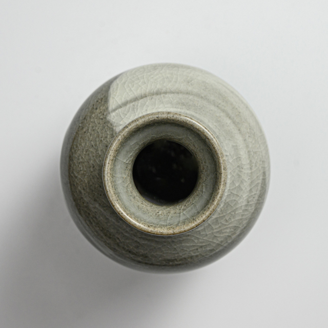 萩焼(伝統的工芸品)徳利刷毛青肩衝