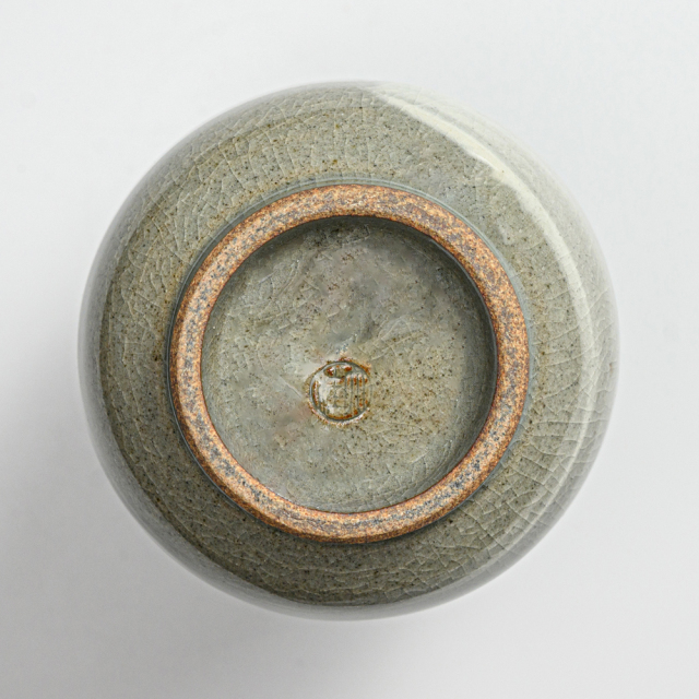 萩焼(伝統的工芸品)徳利刷毛青肩衝