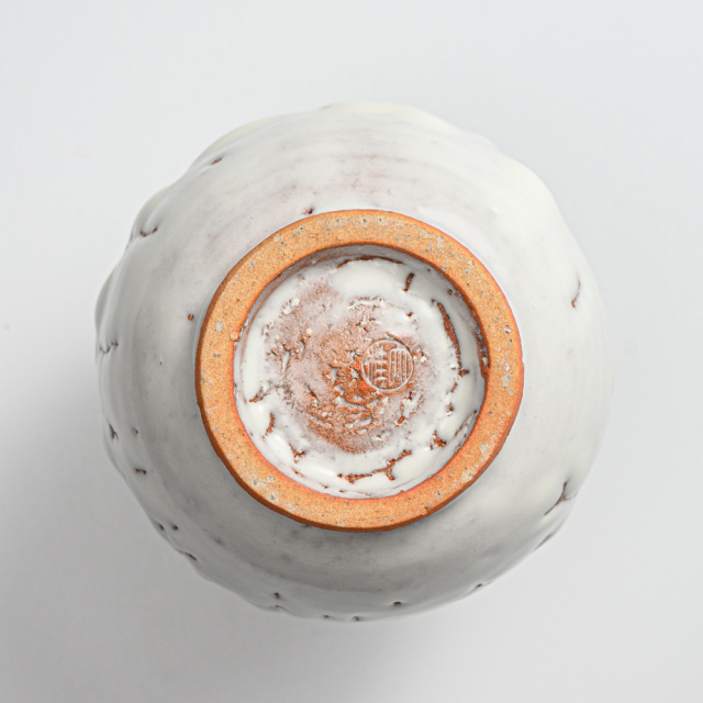 萩焼(伝統的工芸品)徳利鬼白松丸えくぼ