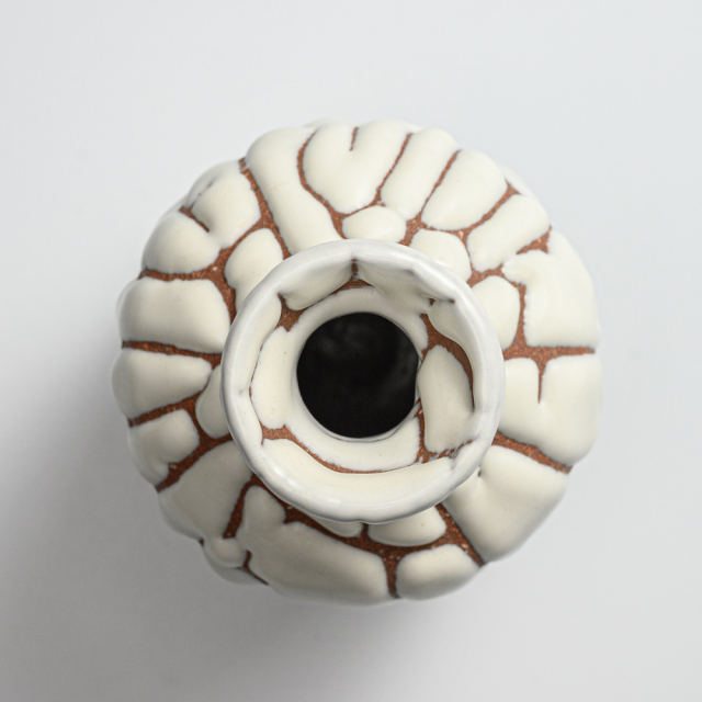 萩焼(伝統的工芸品)徳利鬼白松肩衝