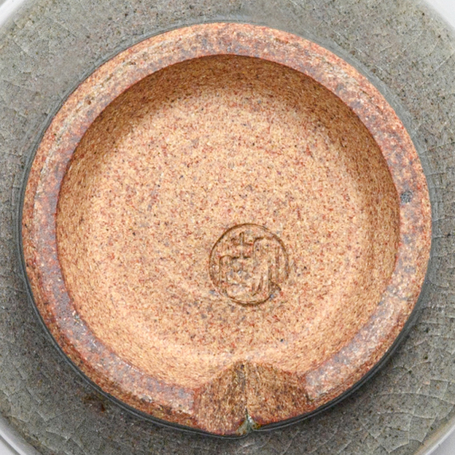 萩焼(伝統的工芸品)小湯呑刷毛青筒No94