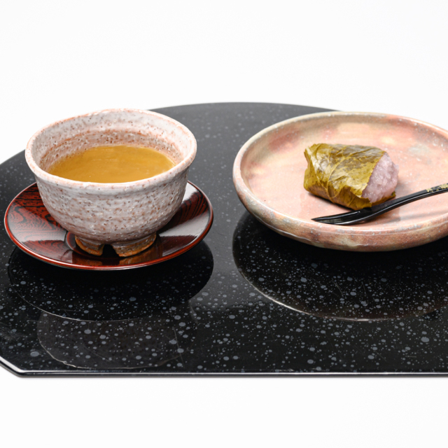萩焼(伝統的工芸品)汲出し湯呑大鬼萩朝顔