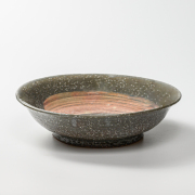 青白い風景画の陶器平皿 たち吉 青い葉のデザイン 陶器の平皿 - メルカリ