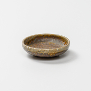 萩焼(伝統的工芸品)豆皿鉄釉丸