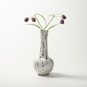 萩焼(伝統的工芸品)花入鬼白松下蕪No1406