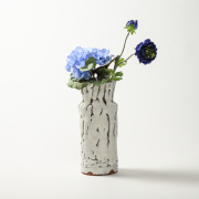 萩焼(伝統的工芸品)花入鬼白松砧No1409